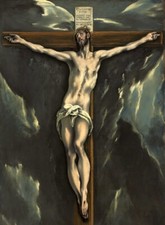 EL GRECO CHRIST SUR LA CROIX ART RENAISSANCE GICLEE PRINT FINE TOILE