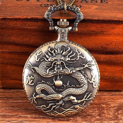 Montre gousset dragon chinois - gousset,