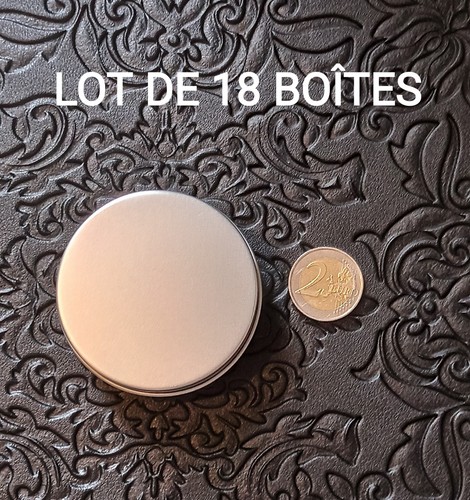 Lot boites rondes de - 18,
