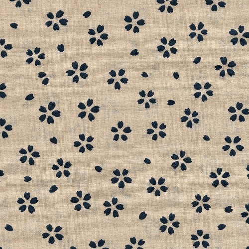 Tissu japonais sakura fleurs - japonais,