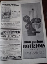 BOURJOIS + SALVIS + CALOR + fusil CHARLIN à SAINT ETIENNE pub ILLUSTRATION 1929