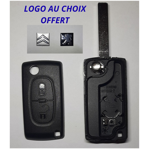 Coque clé pour peugeot 207 - de,