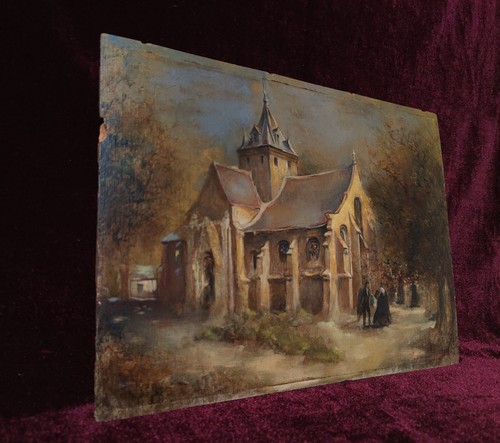 Tableau ancien peinture huile - ancien,