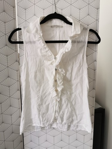 Débardeur lin blanc - en,