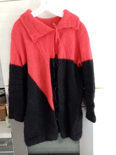 Veste longue gilet mohair - veste,