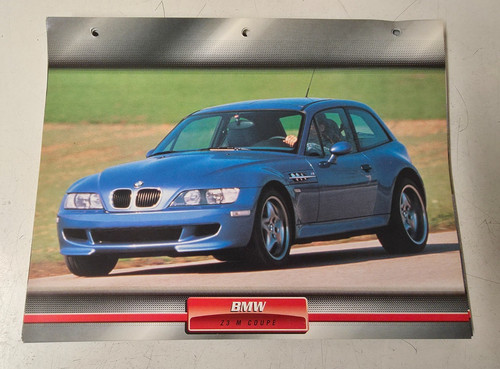 Bmw coupe carte - coupe, fiche