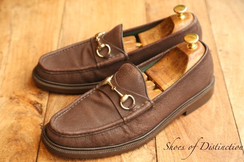 Mocassins gucci cuir marron - gucci, en