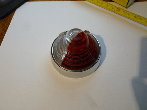 Feu rouge blanc marchal 220 - blanc,