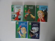 Lot de 5 livres Alice - Bibliothèque Verte