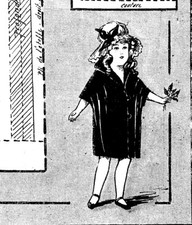 PATRON POUPEE BLEUETTE  - Jolie Cape  (509) patron vintage