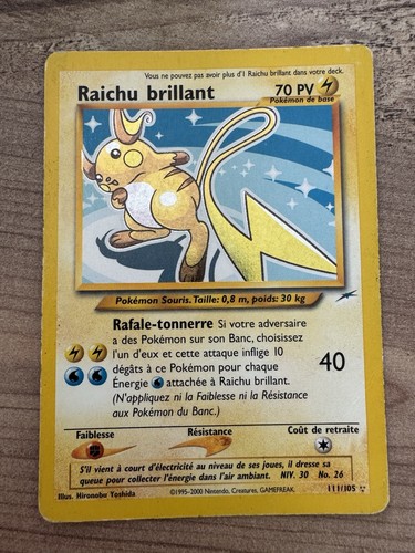 Raichu brillant 111 - 111/105, neo
