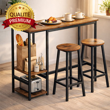 Table de Bar avec 2 Tabourets