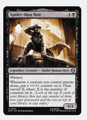 Spider man noir mtg spm - mtg, |