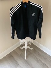 Black Addidas Jacket Kids Large !!!!!!!