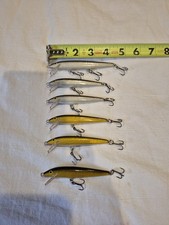 Set of 6 Rapala Floating 9 cm