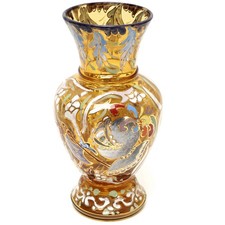 Hand Painted Enamel Hand Blown