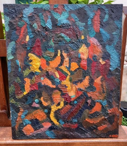 Composition abstraite peinture - composition,