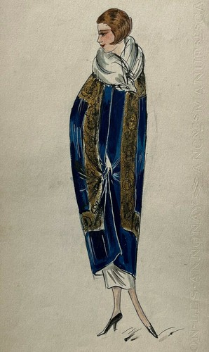 Manteau femme echarpe dessin - echarpe,