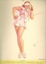 page calendrier pin-up