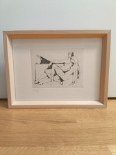 Eau forte « Le couple » signée du cachet Csaky et numérotée 14/75