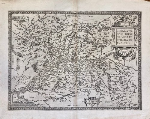 Blaeu - (carte, d'anjou).