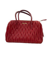 Sac à main rouge Miu Miu pour