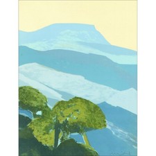 MÜHL Roger - Lithographie originale "Provence : Au-delà du vallon se dressait" 4