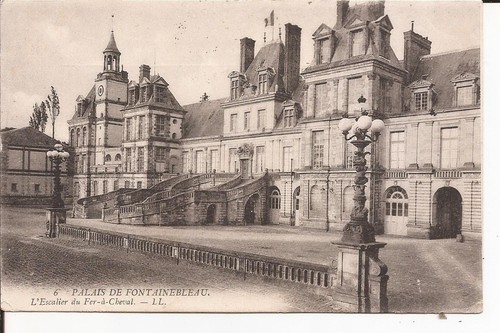 Cpa palais fontainebleau - 77,