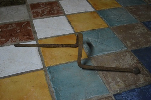 Ancienne manivelle puits - ancienne,