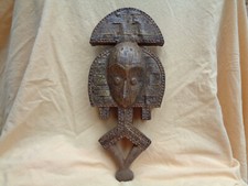 RARE RELIQUAIRE À DEUX VISAGES - ETHNIE KOTA - GABON - ART TRIBAL - REMARQUABLE