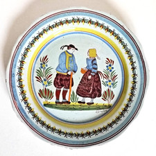 Assiette Couple Breton