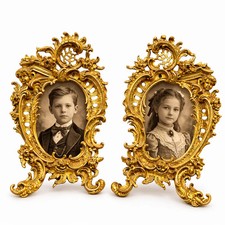 PAIRE DE CADRES EN BRONZE