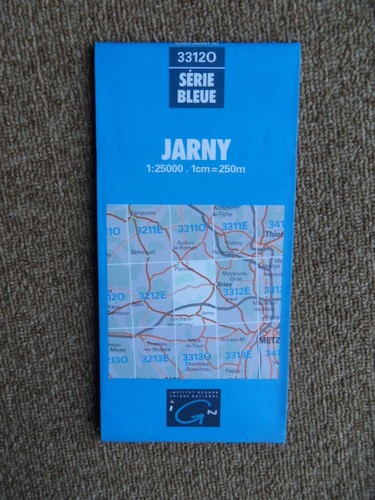 524 carte ign série bleue - 524-,
