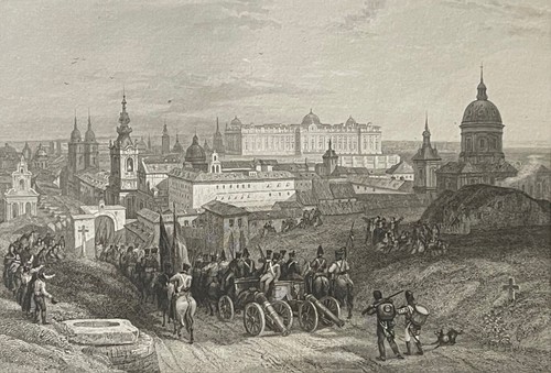 Madrid gravure après - madrid, d’après