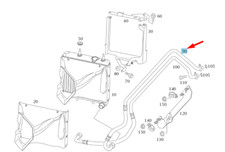 Tuyau de filtre à huile vers