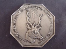 RARE MÉDAILLE JETON LUTTE