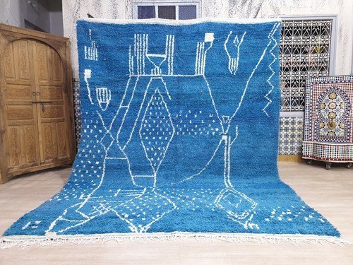 Tapis marocain beni ourain - tapis,