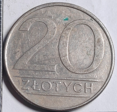 Zlotych zlotys 1986 pologne - 20,