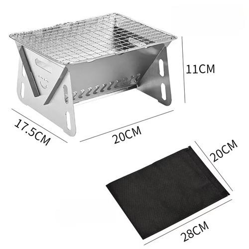 Réchaud barbecue pliable mini - pliable,