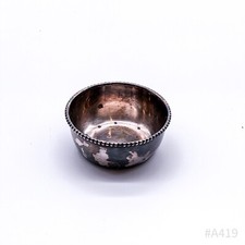 Vintage Coupe en Argent Bol à Sucre Avec Verziertem Bord 925 Argent Sterling 47g