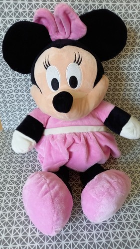 Peluche doudou minnie robe - minnie,