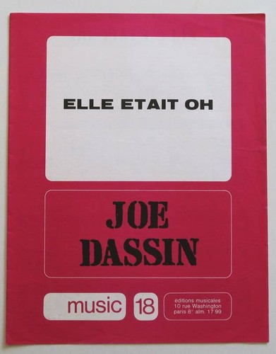 Partition vintage sheet music