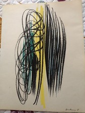 Hans Hartung, Lithographie Originale Pour La Revue XXeme Siecle