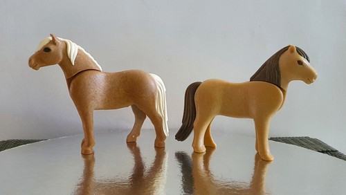 Playmobil lot 2 poneys - playmobil,