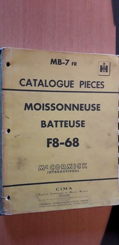 Cormick moissonneuse - mc,