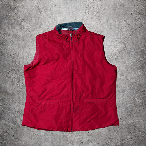 Red nike sleeveless - red, puffer