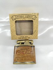 ANTIQUE Lighter COCA COLA oil