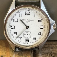 Montre Mécanique J & F TRINQUET, Boîtier Acier  Fond Transparent - F76-10