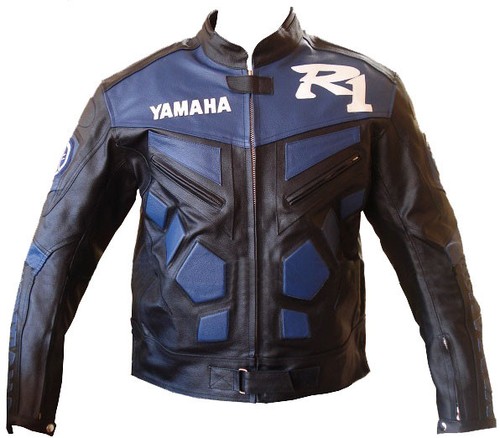 Yamaha veste cuir moto - r1,
