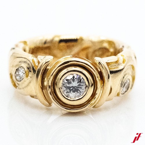 Bague 750 18k jaune 3 - 750/18k,